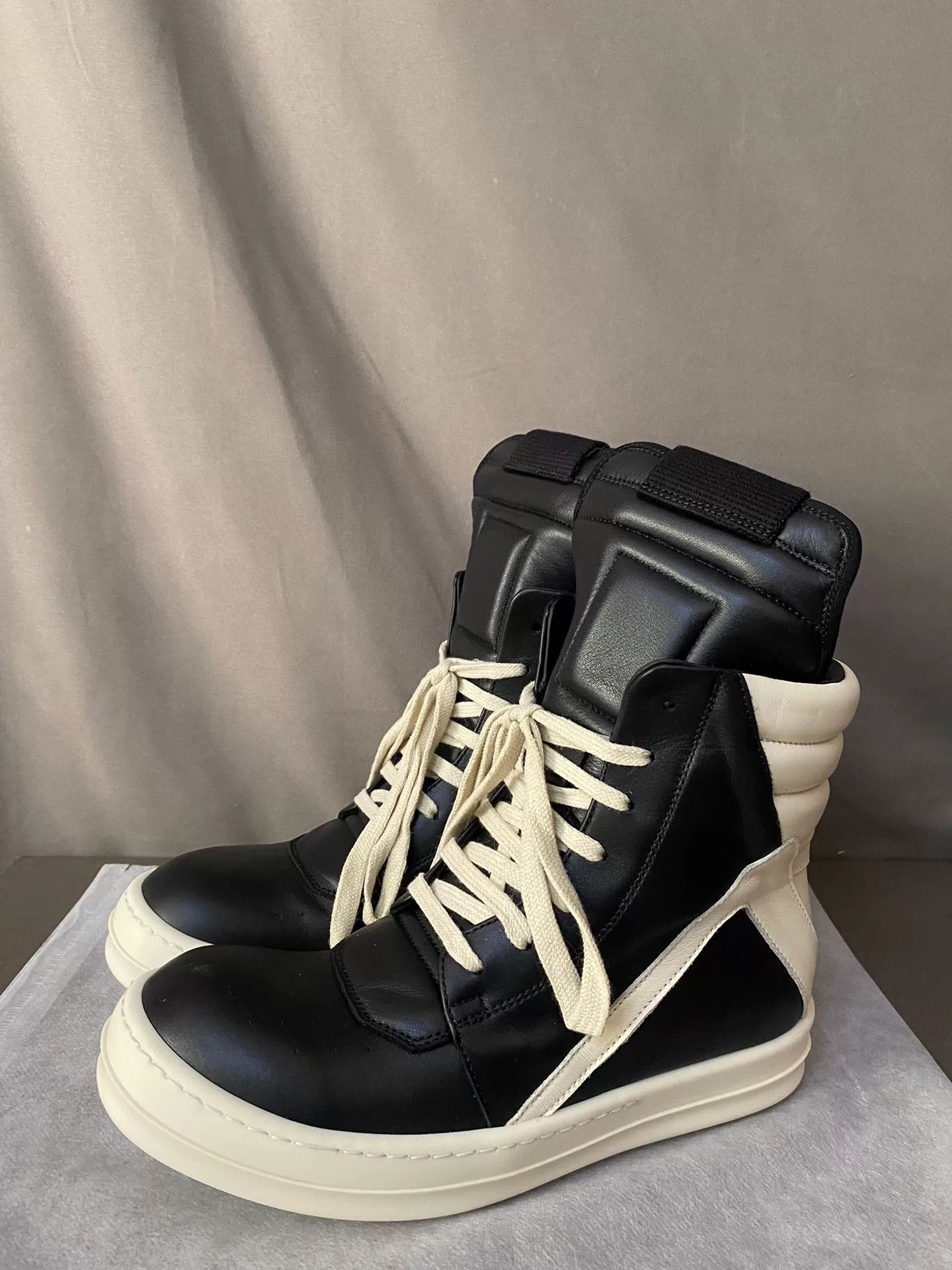 Rick Owens Rick Owens Leather Pink Hitop Sneakers 37 Women Size US 6.5 / IT 36.5 - 1 Thumbnail