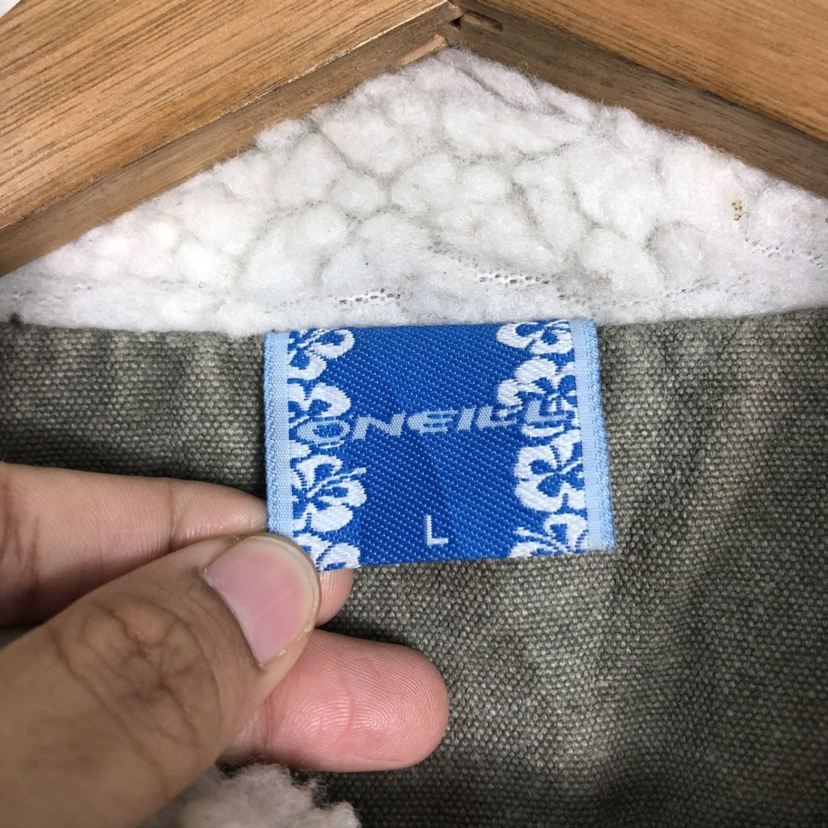 Japanese Brand 🔥VINTAGE CHORE JACKET WORK ONEILL SHEARLING LINING Size US L / EU 52-54 / 3 - 17 Thumbnail