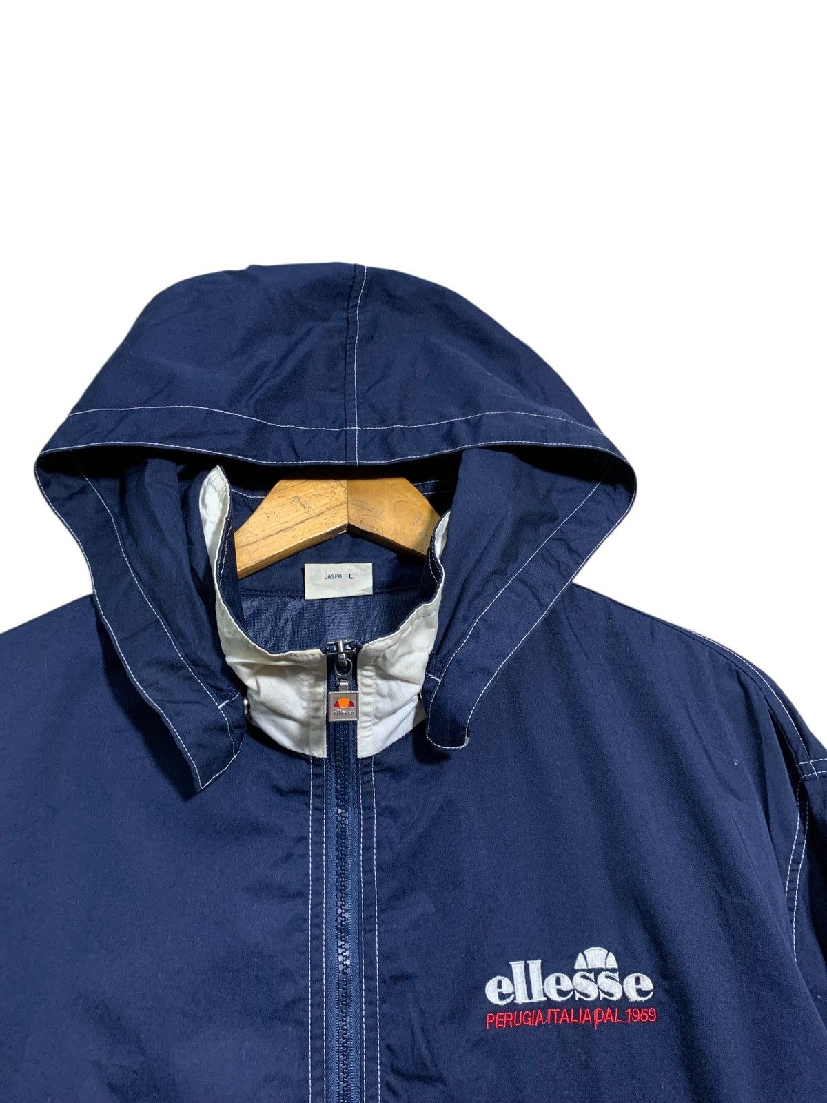 Ellesse 🔥VTG ELLESSE ZIPPER HOODIE COTTON JACKET Size US L / EU 52-54 / 3 - 6 Thumbnail