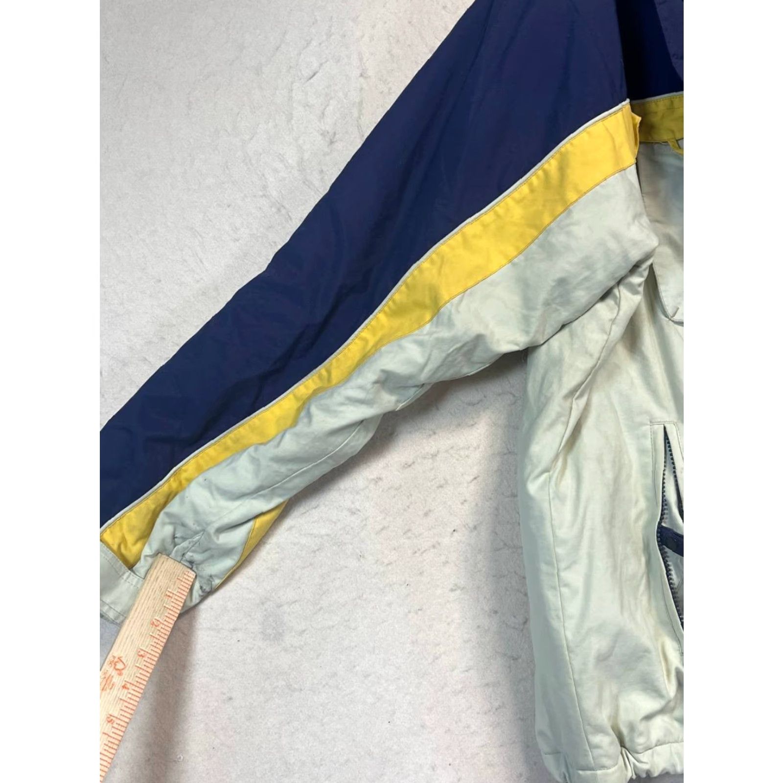 Body Glove VINTAGE Body Glove Active Jacket Hooded L Large Gray Yellow Size US L / EU 52-54 / 3 - 7 Thumbnail