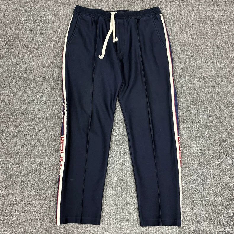 Gucci Gucci Side Logo Straight-Leg Pants-yf Size US 30 / EU 46 - 1 Thumbnail