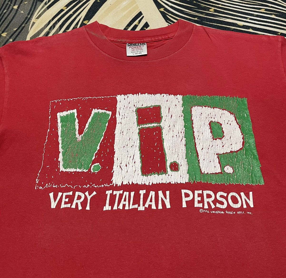 Italia Independent × Vintage Vintage V.I.P Very Italian Person 1992s Universal Screen Art Size US L / EU 52-54 / 3 - 2 Thumbnail