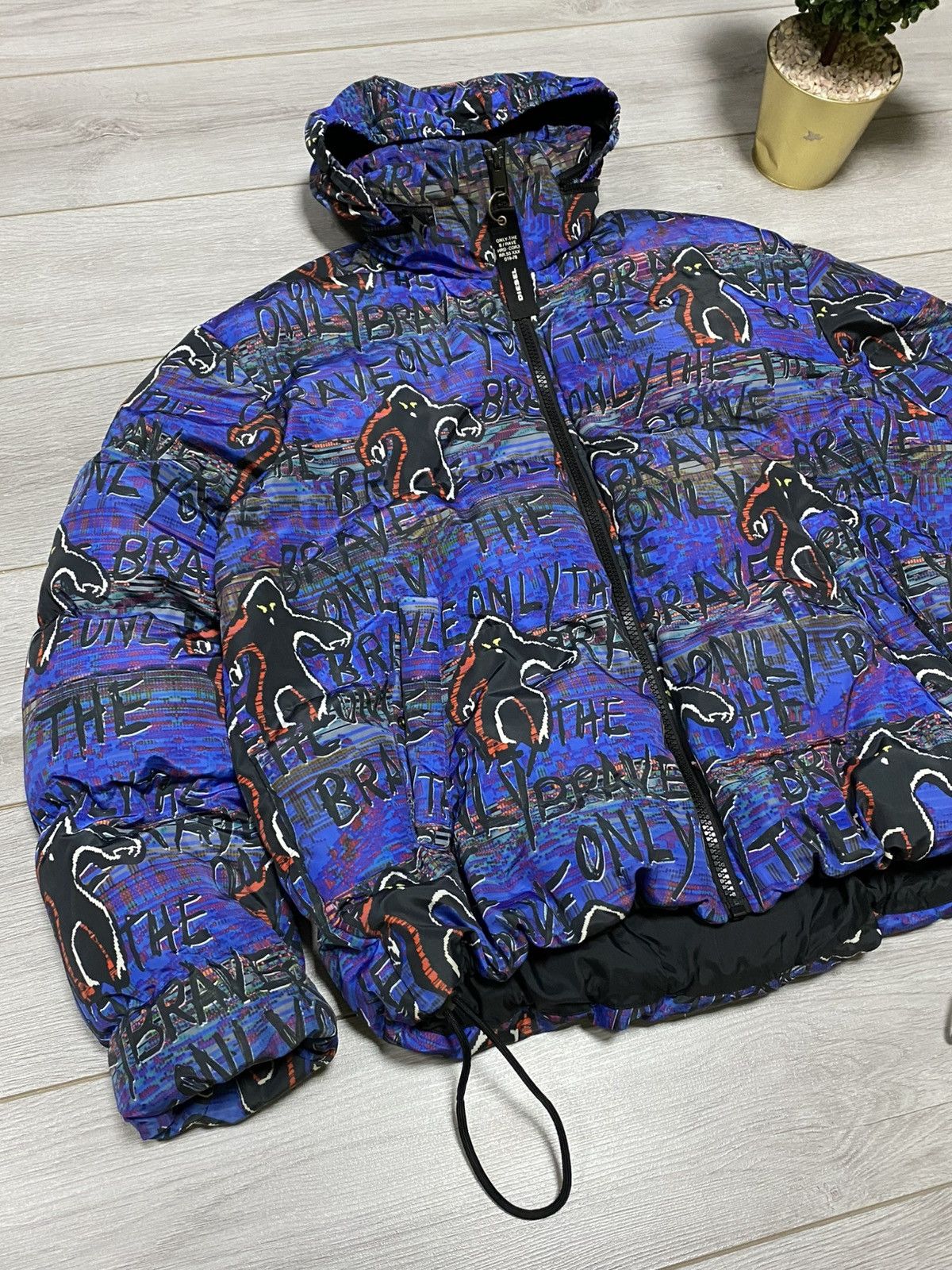 Diesel Diesel all over puffer jacket gorillas monkey only brave eb0 Size US L / EU 52-54 / 3 - 14 Thumbnail