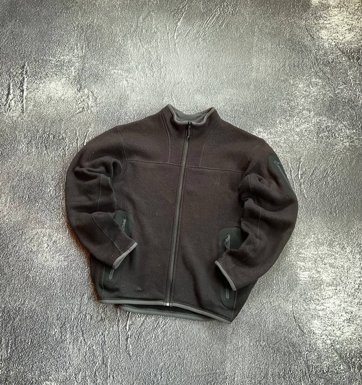 Pre-owned Arcteryx X Outdoor Life Vintage Arc'teryx Mountain Outdoor Fleece Jacket In Black