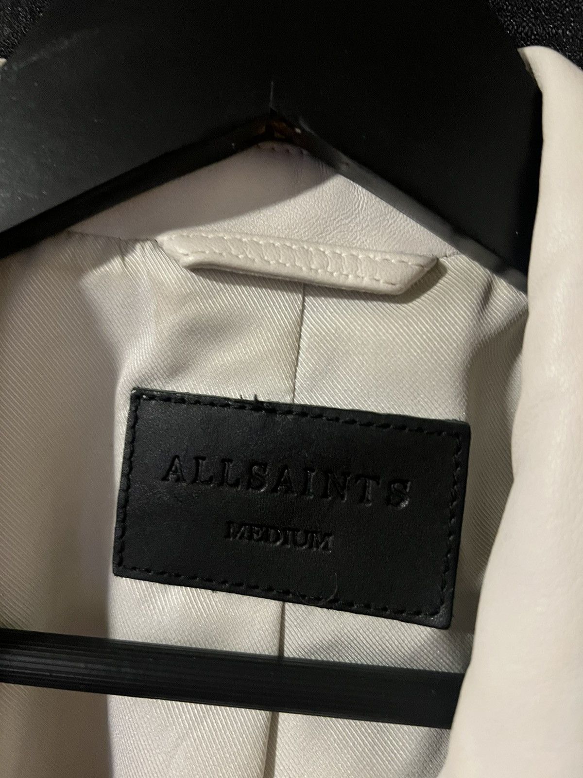 Allsaints Allsaints lamb leather motorcycle jacket size medium Size US M / EU 48-50 / 2 - 6 Thumbnail