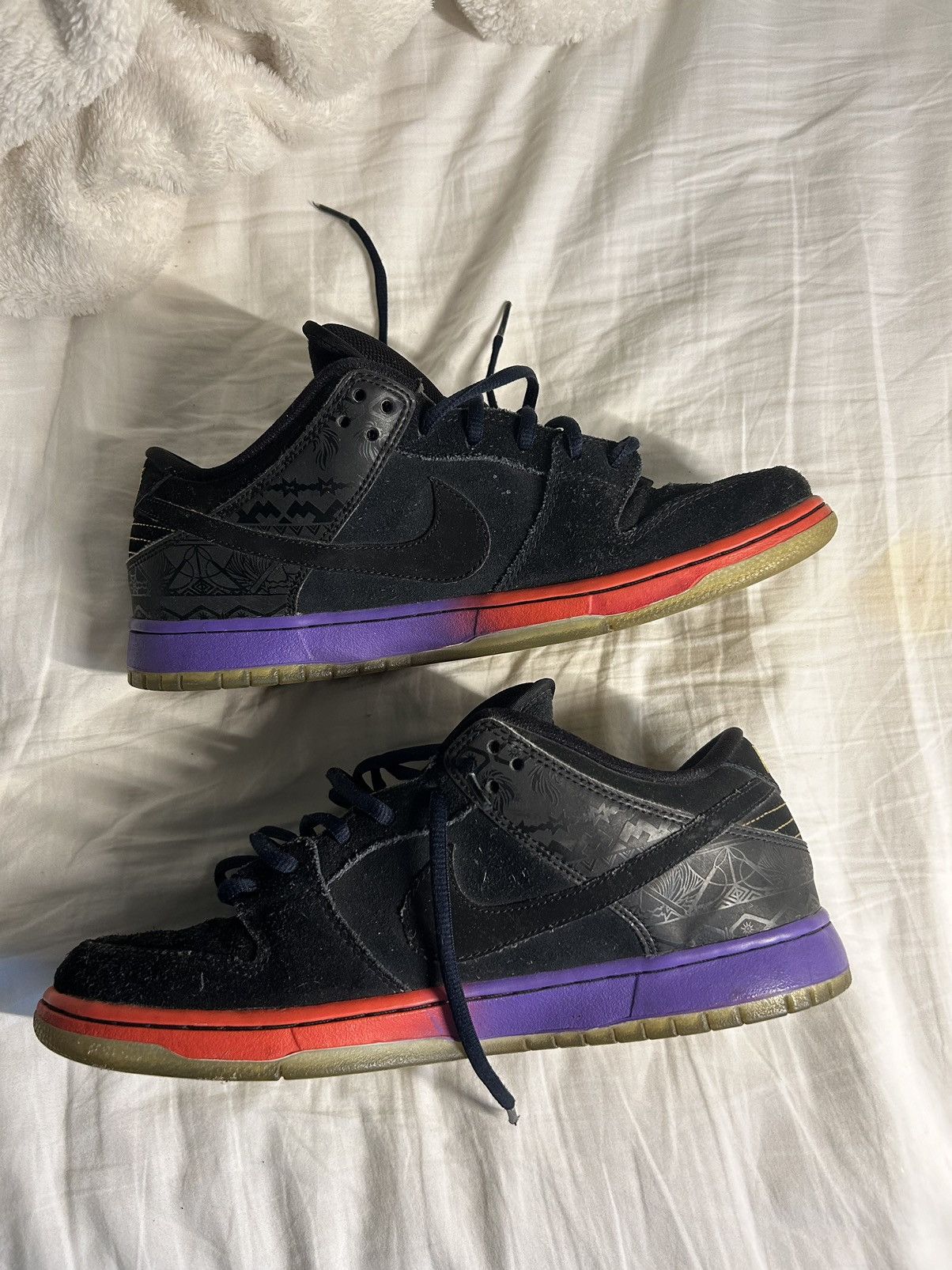 image of Nike Sb Dunk Low Bhm Shoes in Black, Men's (Size 11)