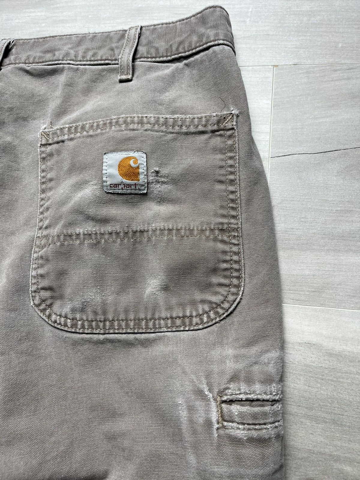 Carhartt Vintage Thrashed Carhartt pants Sz:34x28 tag:34x30 Size US 34 / EU 50 - 6 Thumbnail