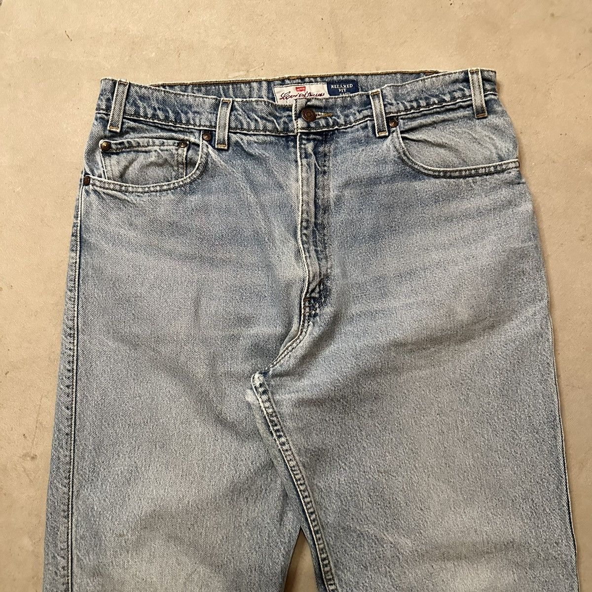 Levi's Vintage 90s Levis 540 Washed Denim Bronze Tab Blue Jeans Size US 36 / EU 52 - 6 Thumbnail