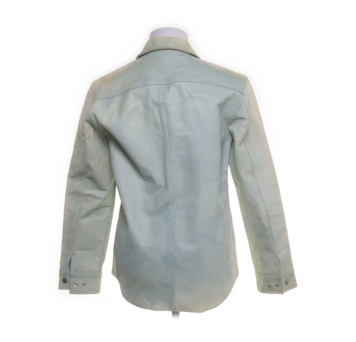 Our Legacy "Worn Out" Zipped Light Blue Leather Jacket *Sample* Size US S / EU 44-46 / 1 - 2 Thumbnail