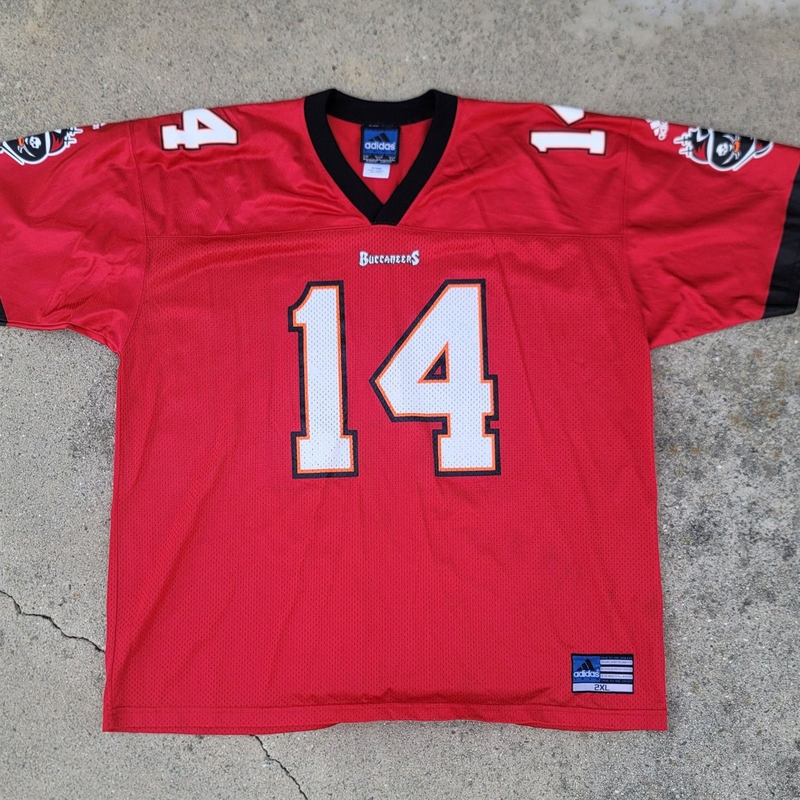 Adidas Vtg Adidas Tampa Bay Buccaneers Brad Johnson Football Jersey Size US XXL / EU 58 / 5 - 2 Thumbnail
