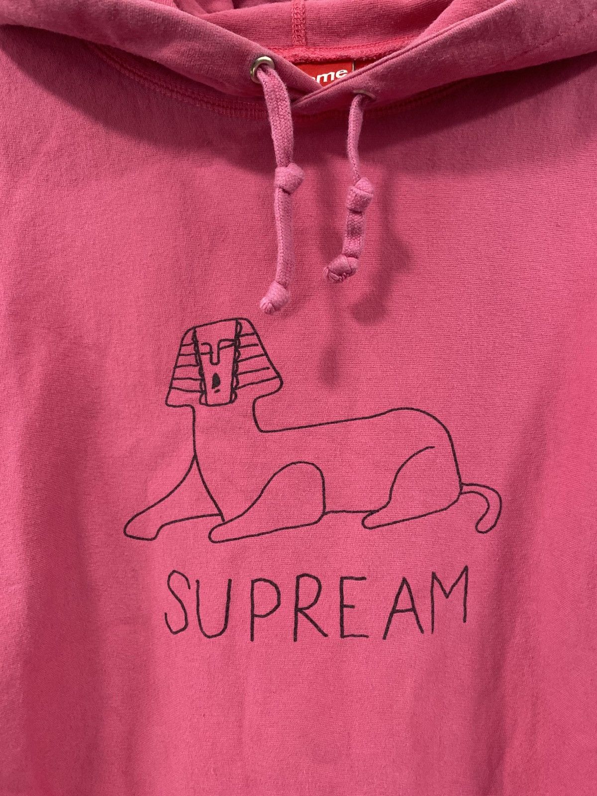 Supreme Supreme Sphinx Pink Hoodie SS12 Size US XL / EU 56 / 4 - 2 Thumbnail