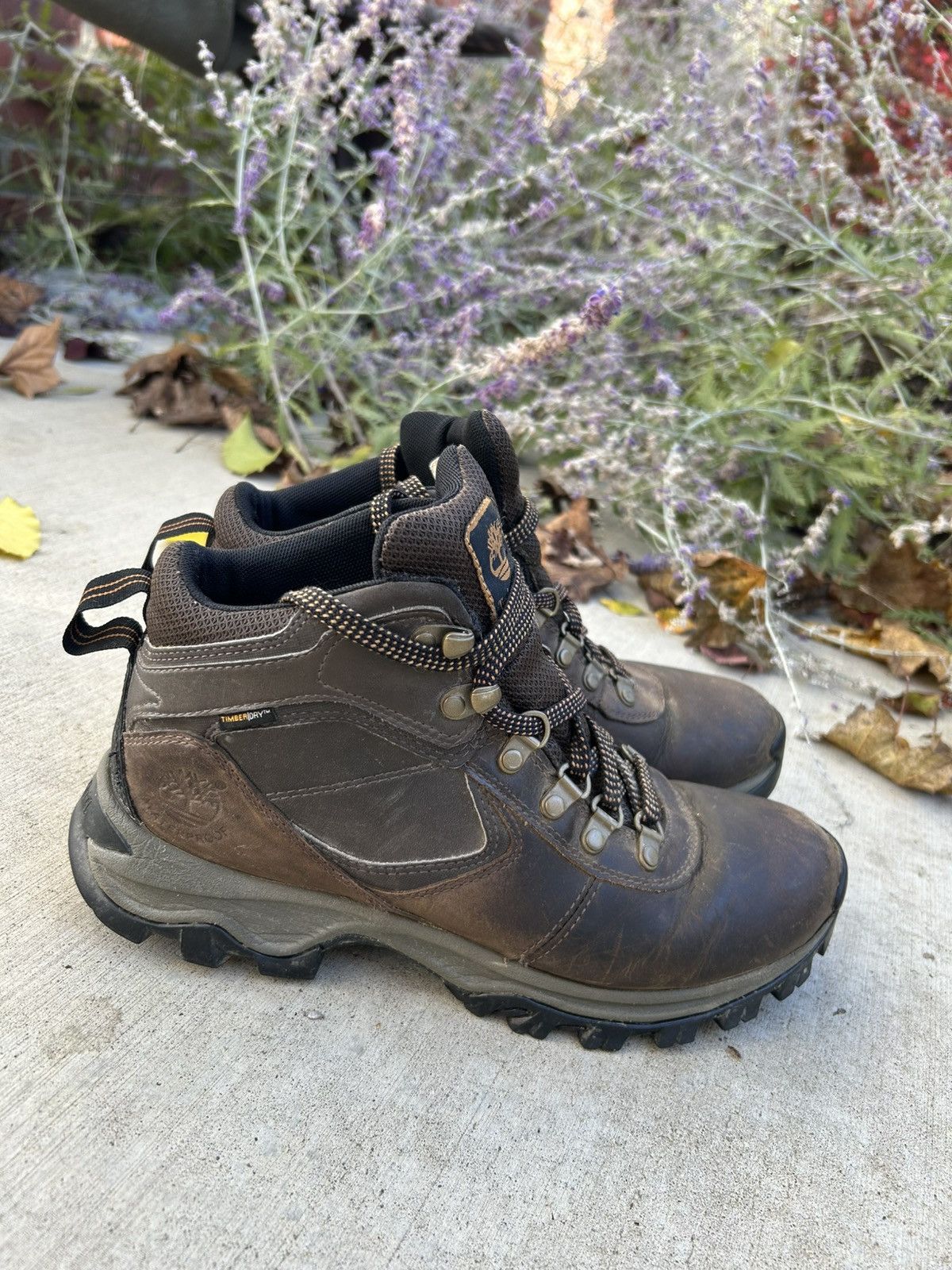 Timberland Timberland Waterproof Leather Hiking Boots Mid Cut Size US 8.5 / EU 41-42 - 5 Thumbnail