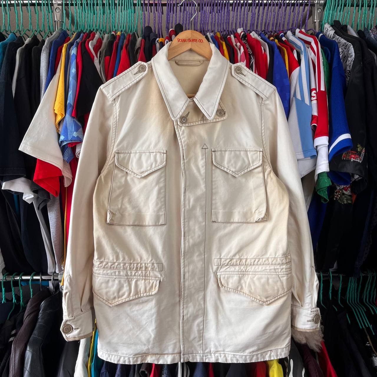 Aspesi Alberto ASPESI M-65 Minifield Thermore Wool Lined Jacket Size US M / EU 48-50 / 2 - 6 Thumbnail