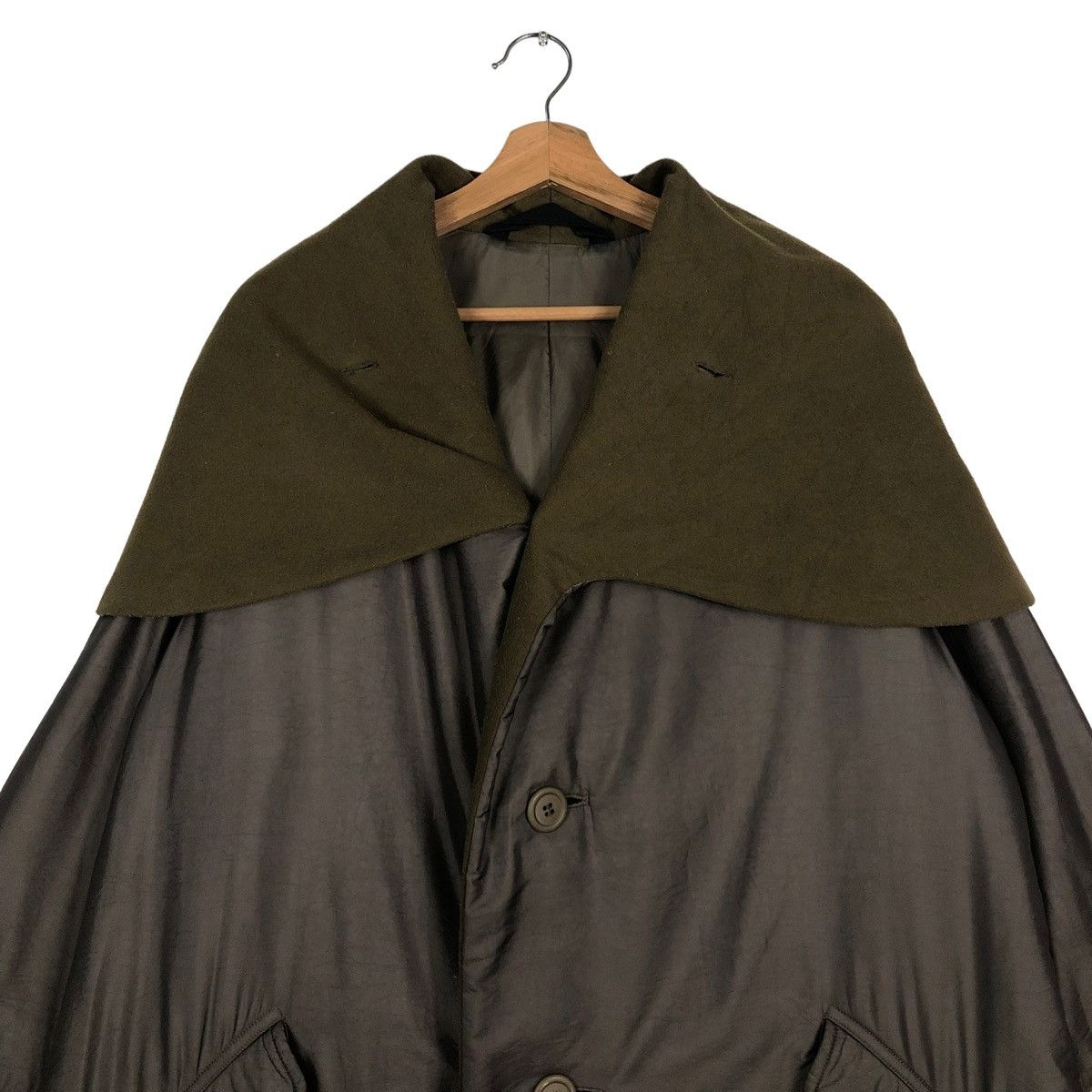 Issey Miyake 🔥VINTAGE WINDCOAT ISSEY MIYAKE LONG JACKET DOUBLE BREAST Size US M / EU 48-50 / 2 - 4 Thumbnail