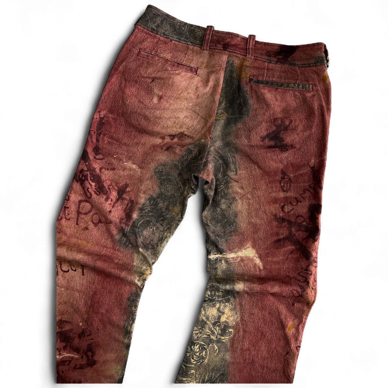 Tornado Mart 00's Archive Tornado Mart Flared Pants Y2K Super Rare Denim Size US 33 - 6 Thumbnail