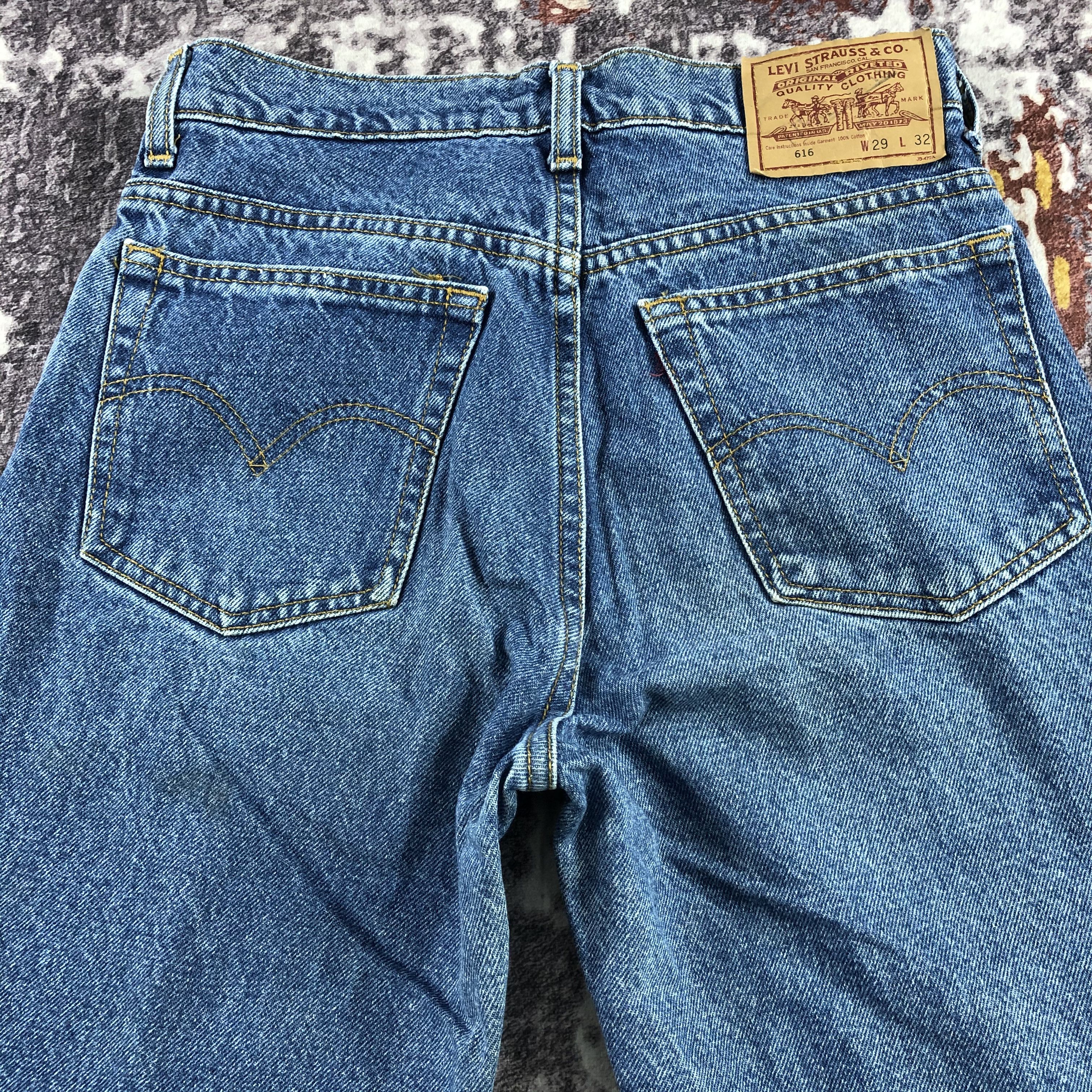 Levi's × Vintage Vintage 90s Blue Wash Levis 616 Jeans-JM2816 Size US 28 / EU 44 - 4 Thumbnail