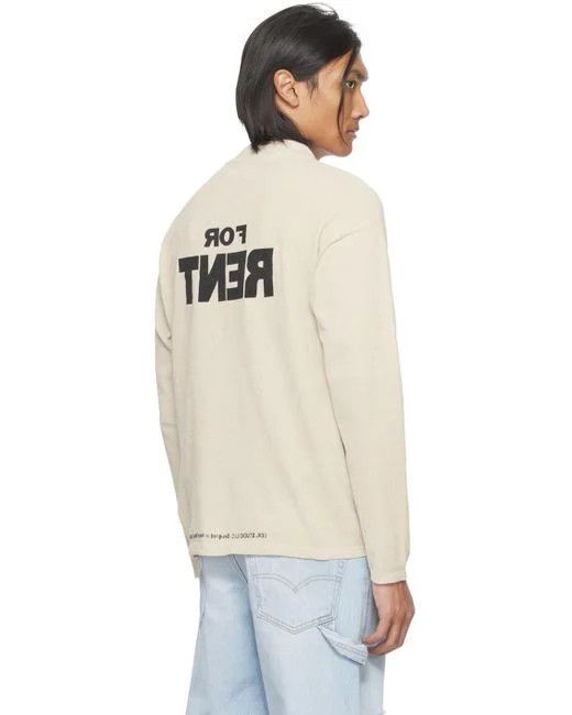 ERL o1h1sh10624 Sweater in White Size US M / EU 48-50 / 2 - 2 Thumbnail