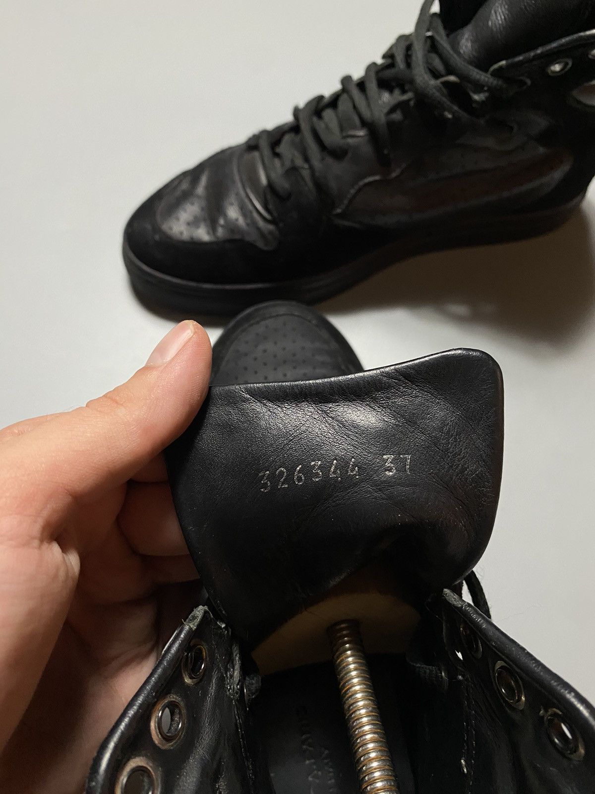 Balenciaga 🔥 BALENCIAGA HIGT LEATHER SHOES Size US 7 / IT 37 - 9 Thumbnail