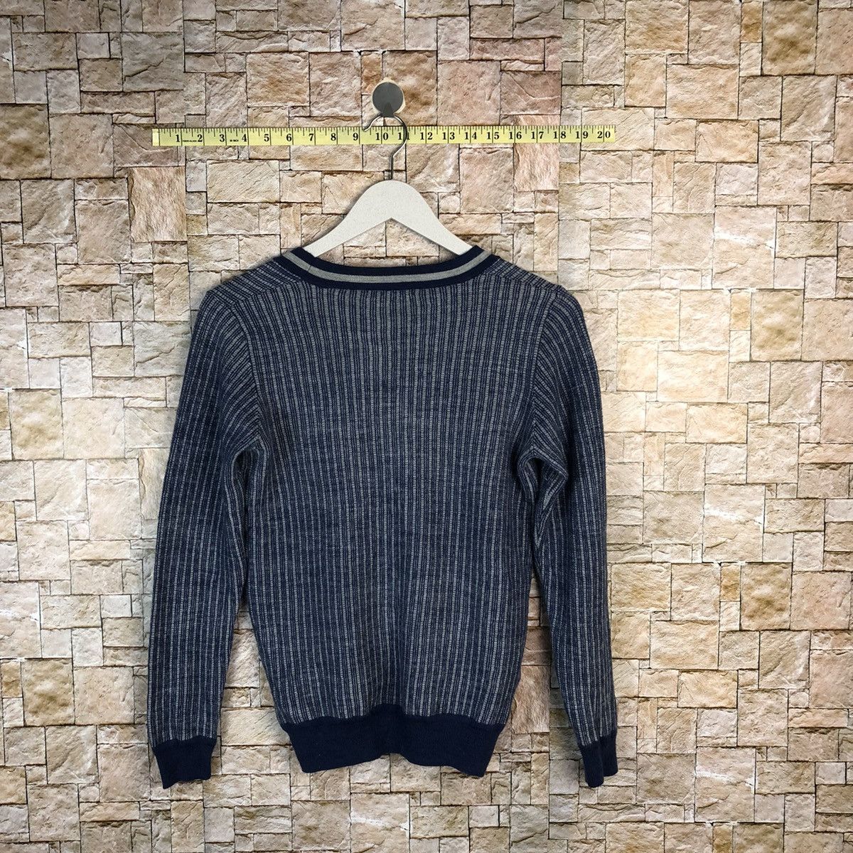 Japanese Brand Double Bleu Blue Cardigan Knitwear #A1072 Size S / US 4 / IT 40 - 12 Thumbnail