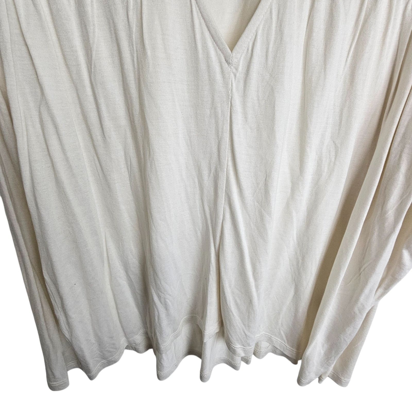 Banana Republic Banana Republic Womens Classic Tunic Size L Ivory Minimalist Size L / US 10 / IT 46 - 3 Thumbnail