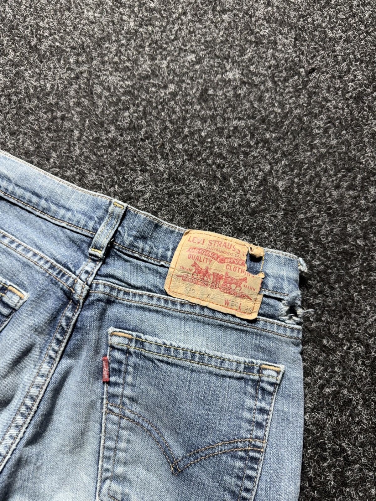 Levi's Levi’s 529 Distressed Western USA Y2K Flare Bootcut Jeans Size 28" / US 6 / IT 42 - 19 Thumbnail