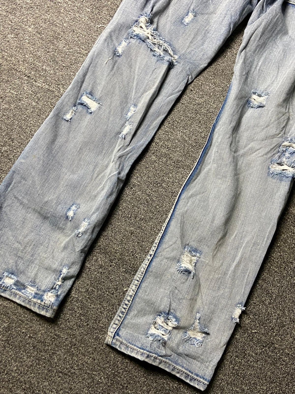 Japanese Brand VENCE Brand Distressed Denim Ripped Jeans (158) Size US 29 - 2 Thumbnail