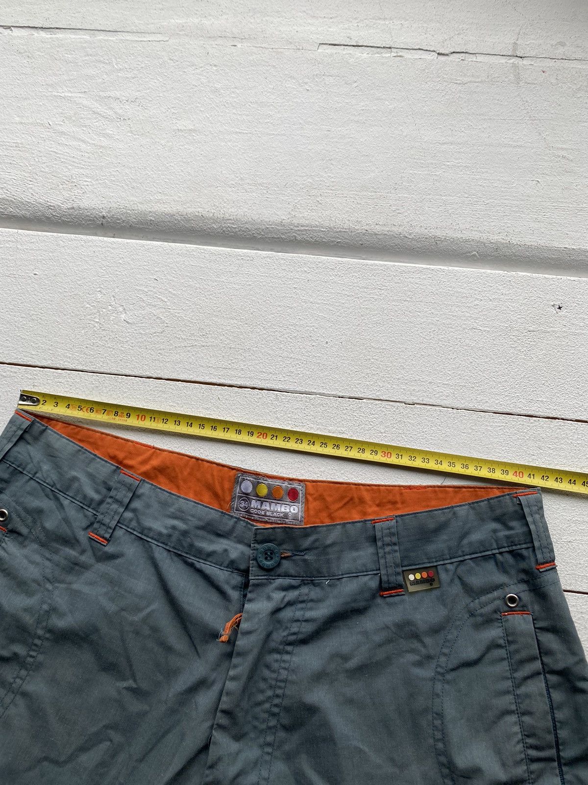 Mambo × Vintage 90s Mambo Baggy Relaxed Mens Shorts Medium 32 size y2k surf Size US 32 / EU 48 - 8 Thumbnail