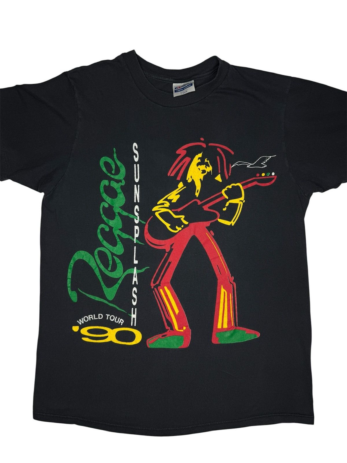 Vintage Vintage 1990 Reggae Sun Splash World Tour Tee Shirt Size US L / EU 52-54 / 3 - 2 Thumbnail