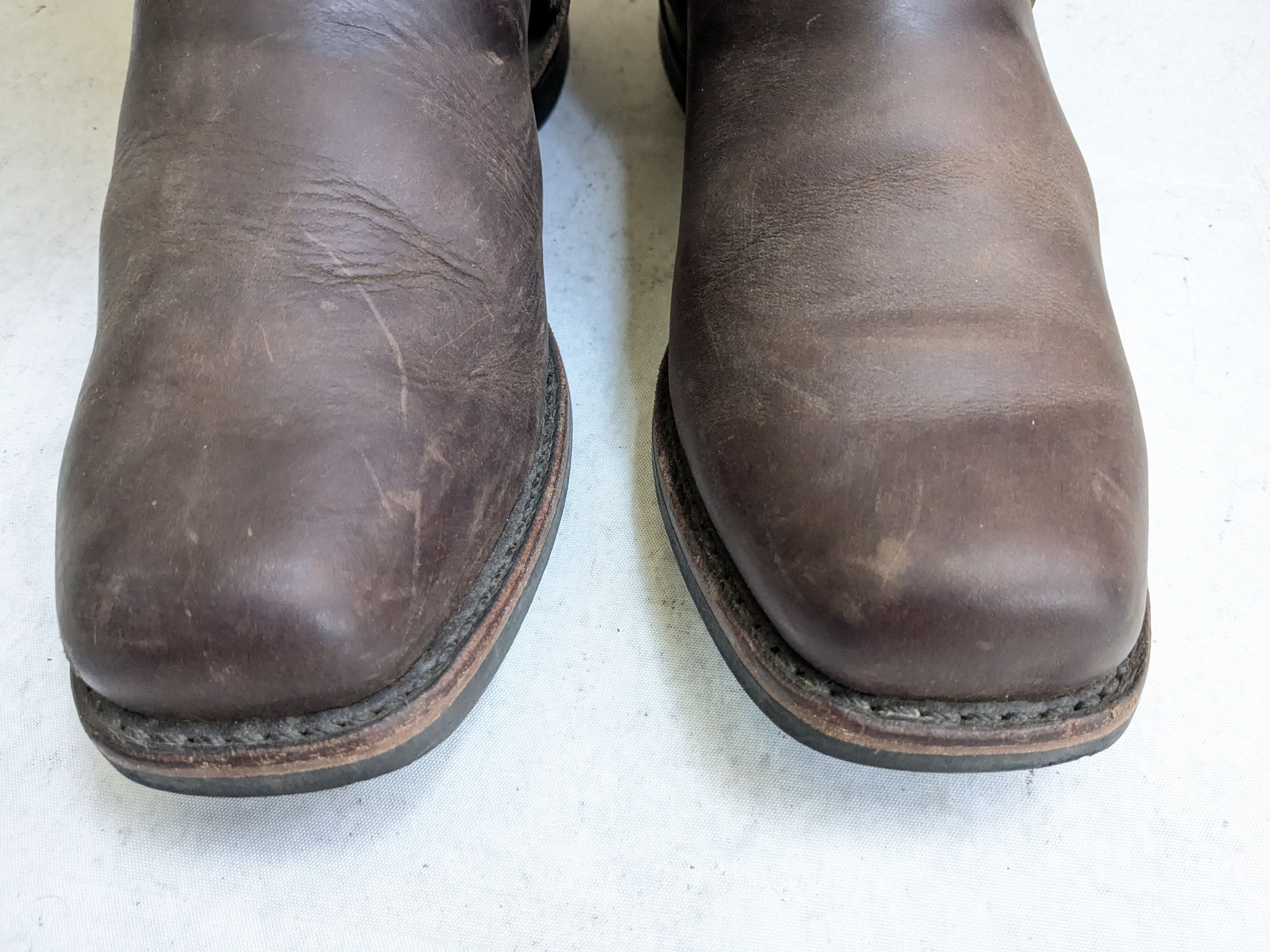 Frye Frye Harness Boots Brown 10.5 M Leather Straps Size US 10.5 / EU 43-44 - 4 Thumbnail