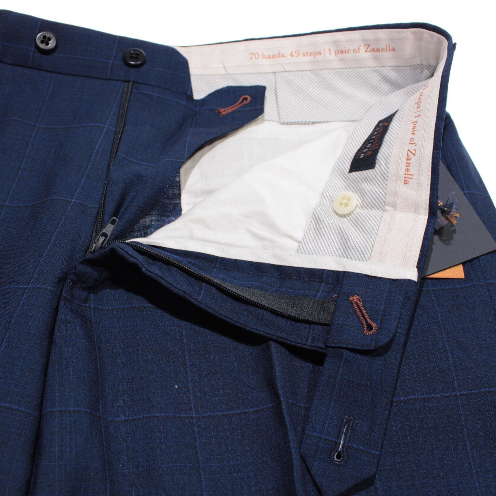 Zanella Zanella New with tags Dress Pants Size 33 US In Blue Size US 33 - 3 Thumbnail