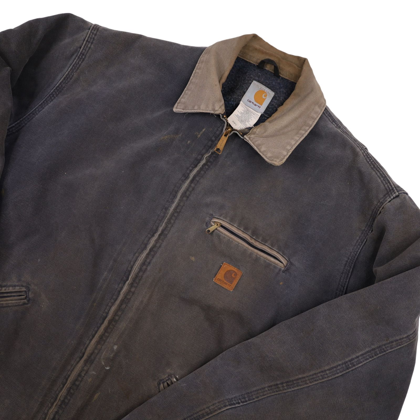 Carhartt × Vintage 2002 Vintage Distressed Carhartt J97PLT Jacket Size US XL / EU 56 / 4 - 2 Thumbnail