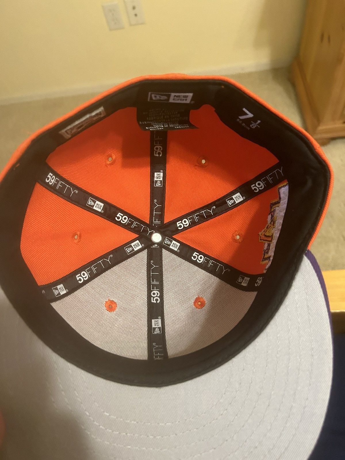 New Era Orange/Purple Diamondbacks/Suns Crossover New Era Fitted Hat Size ONE SIZE - 4 Thumbnail
