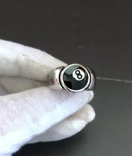 Jewelry 8 Ball Ring Size ONE SIZE - 3 Thumbnail