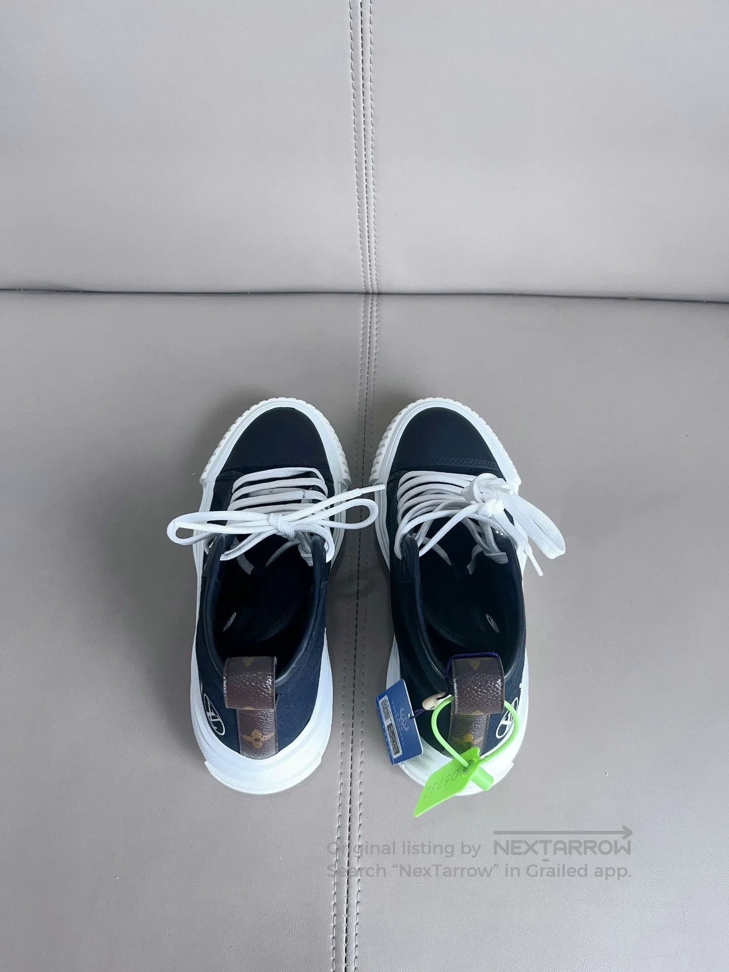 Louis Vuitton LV Squad Canvas High-Top Platform Shoes. Size US 5 / IT 35 - 4 Thumbnail