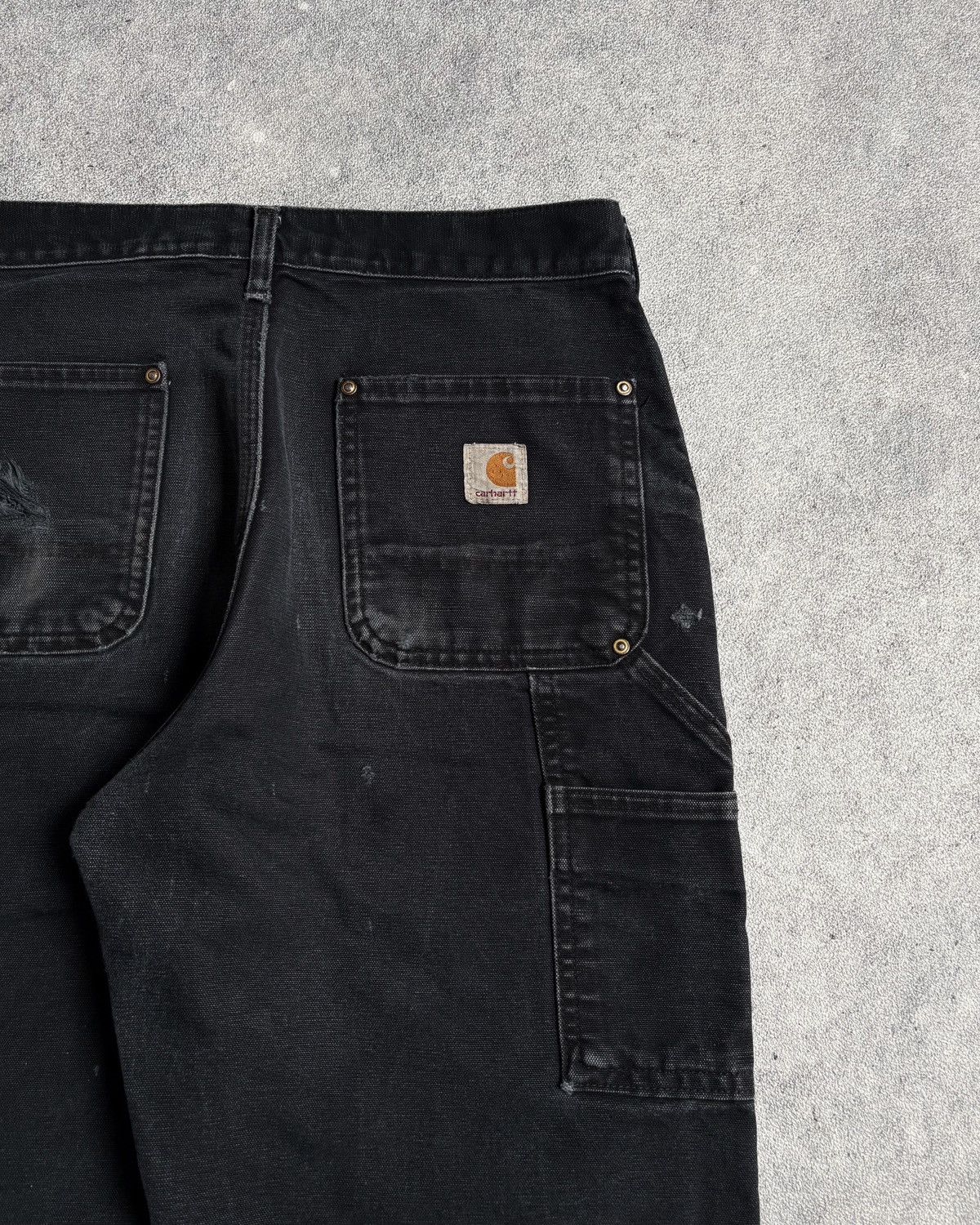 Carhartt Faded Black Carhartt Double Knee Pants Size US 30 / EU 46 - 7 Thumbnail