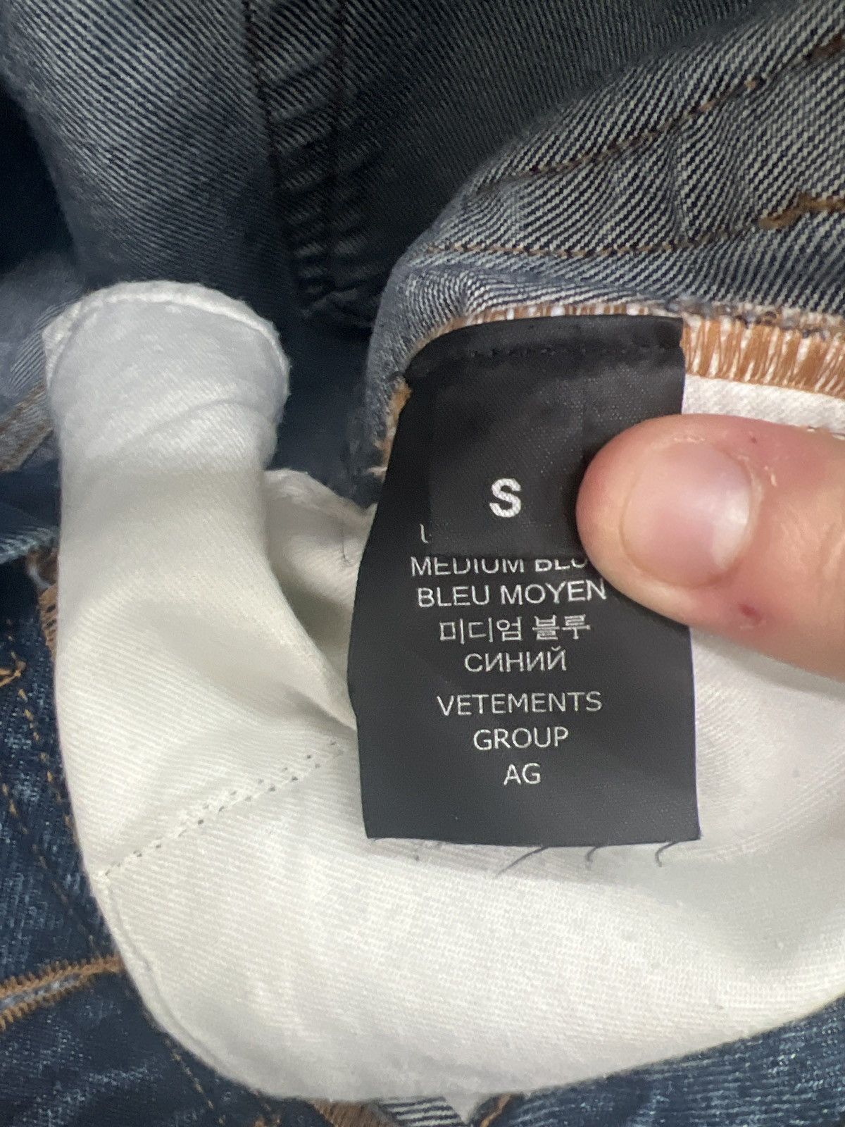Vetements Vetements Flame Straight Leg Denim - Size 30 Size US 30 / EU 46 - 11 Thumbnail