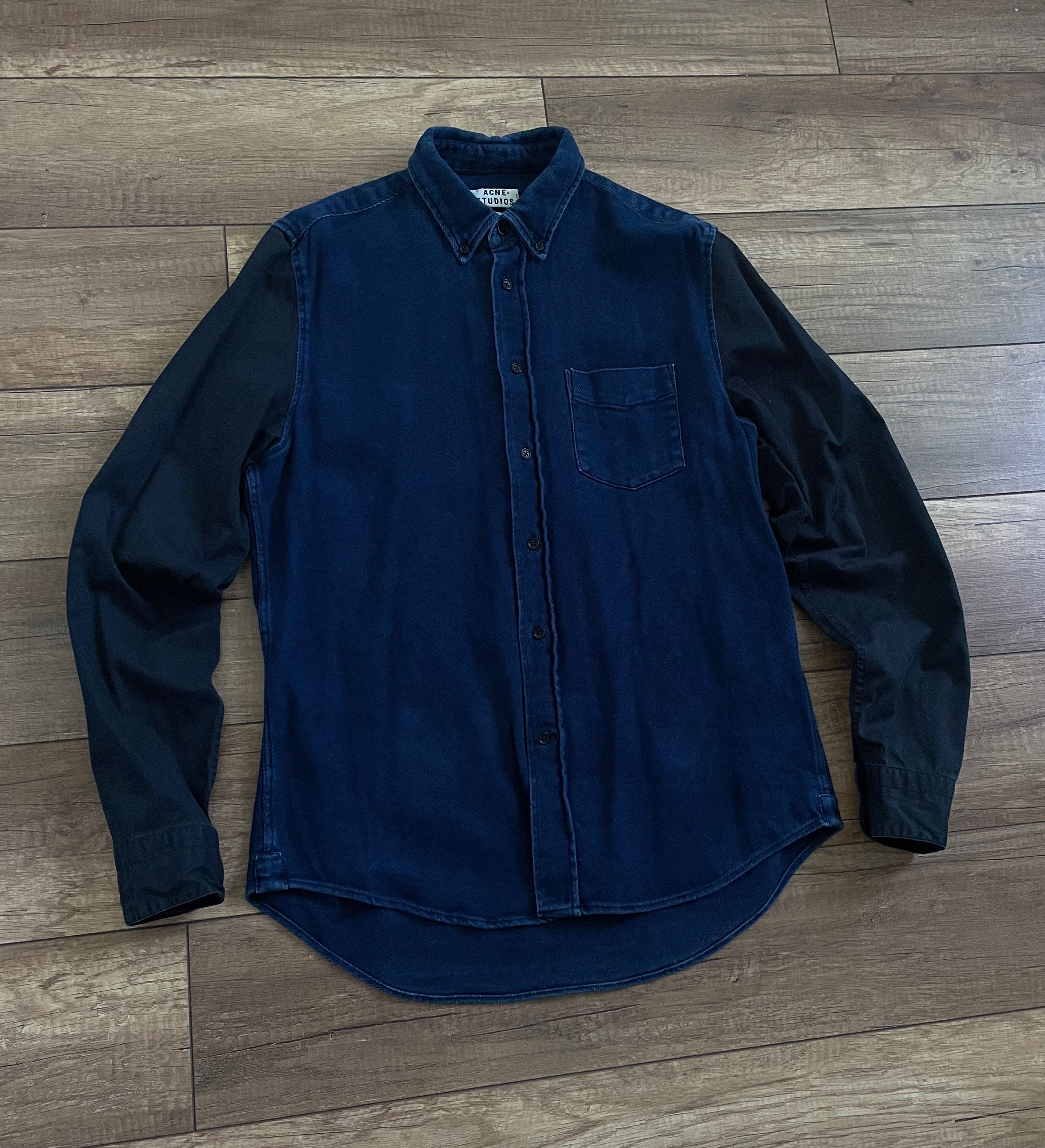 Acne Studios Acne Studios Isherwood Enfla Denim Shirt Overshirt Jacket Size US M / EU 48-50 / 2 - 2 Thumbnail