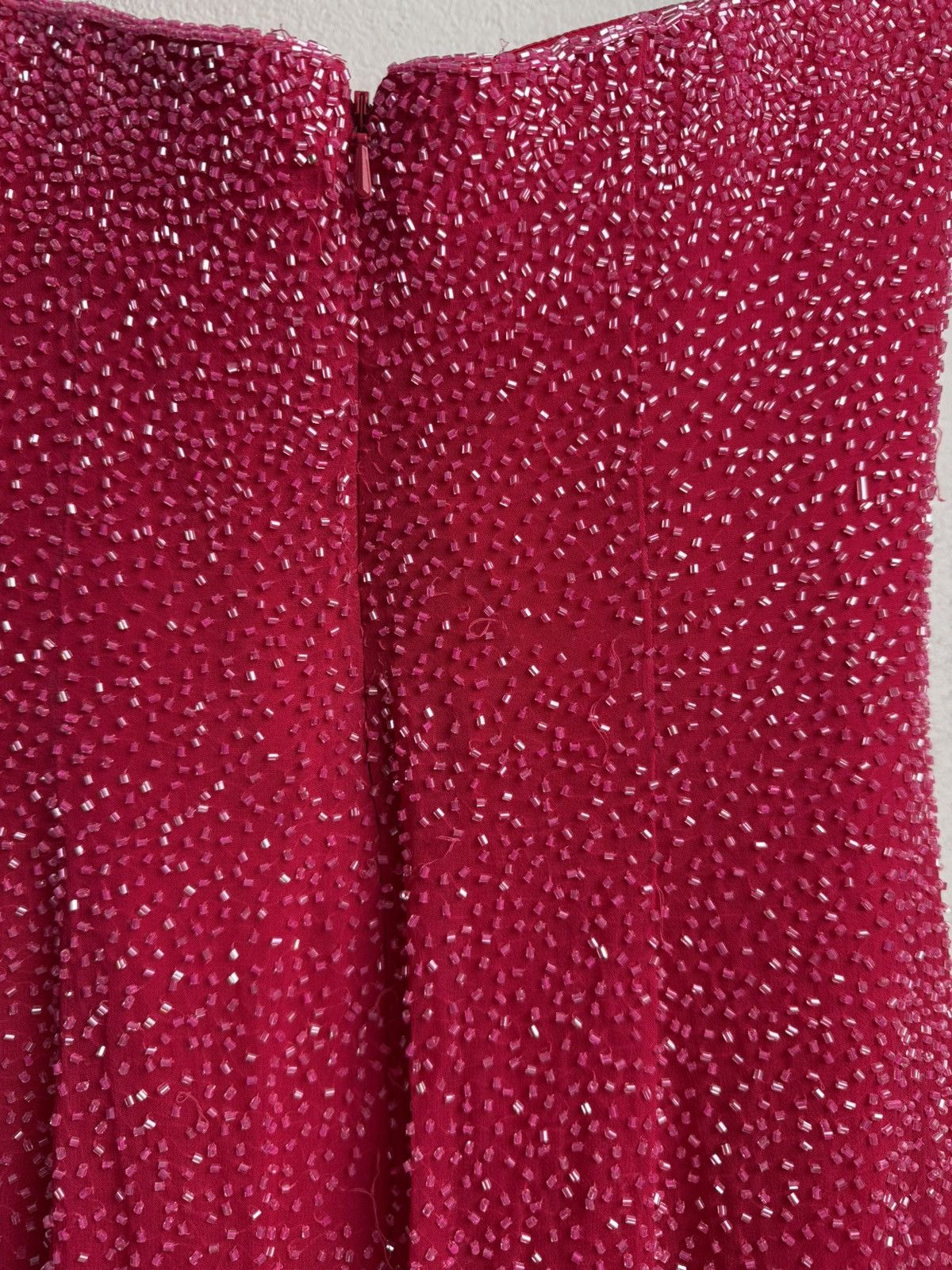 Other Dolce Jovani Silk Beaded Strapless Evening Gown Couture y2k Size M / US 6-8 / IT 42-44 - 6 Thumbnail