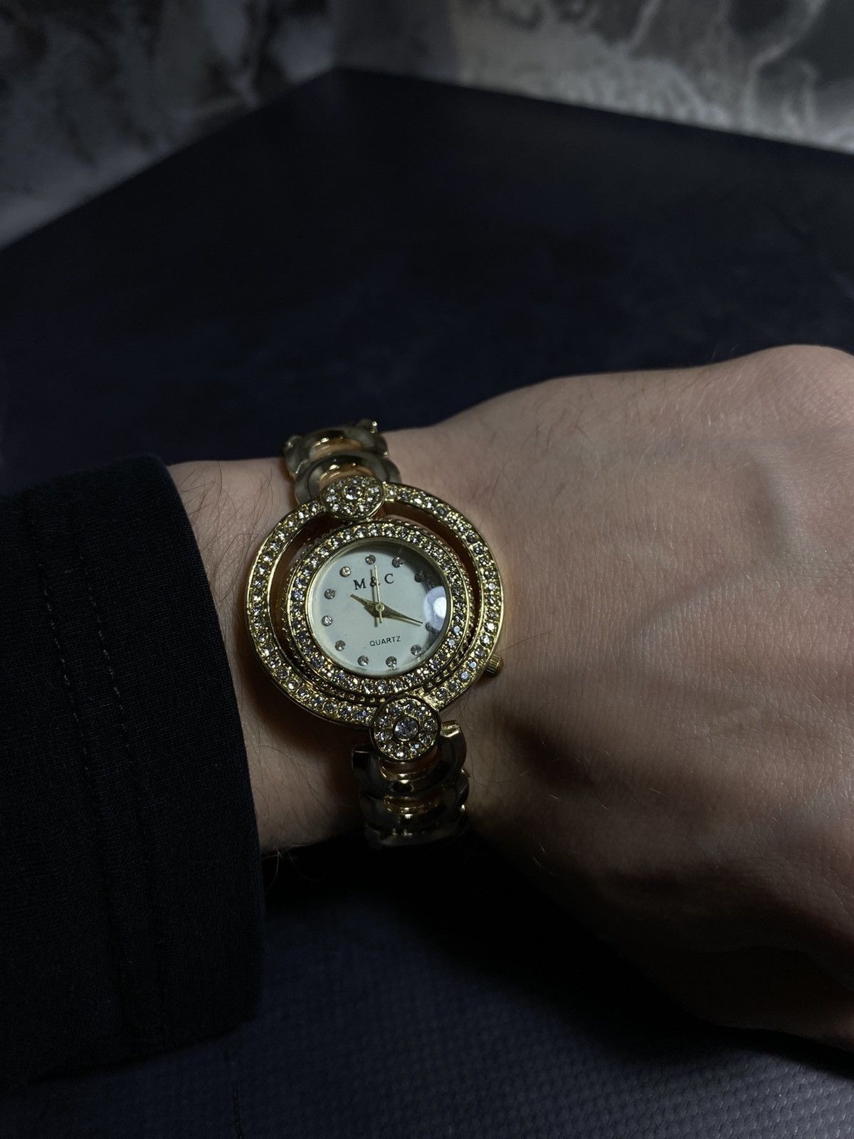 Jewelry Luxury crystal bracelet watch – Japanese brand Size ONE SIZE - 11 Thumbnail