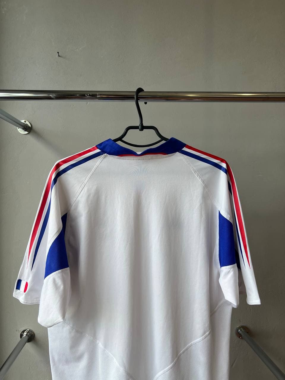 Adidas 2004/06 FRANCE TEAM AWAY SOCCER JERSEY FOOTBALL SHIRT ADIDAS Size US L / EU 52-54 / 3 - 12 Thumbnail