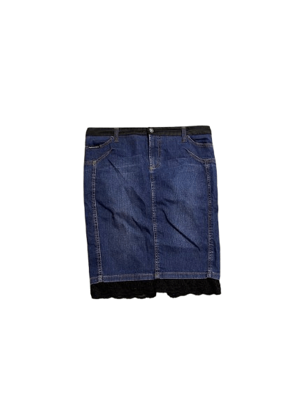 Dolce & Gabbana Luxury Dolce & Gabbana Denim Midi Skirt Size 32" / US 10 / IT 46 - 1 Thumbnail
