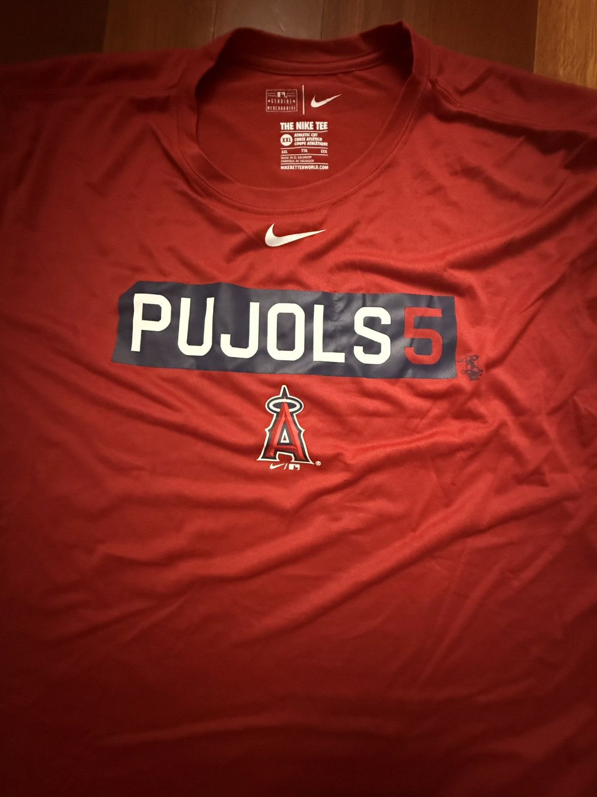 Nike Nike Dri Fit Albert Pujols Angels T-Shirt Size US XXL / EU 58 / 5 - 2 Thumbnail