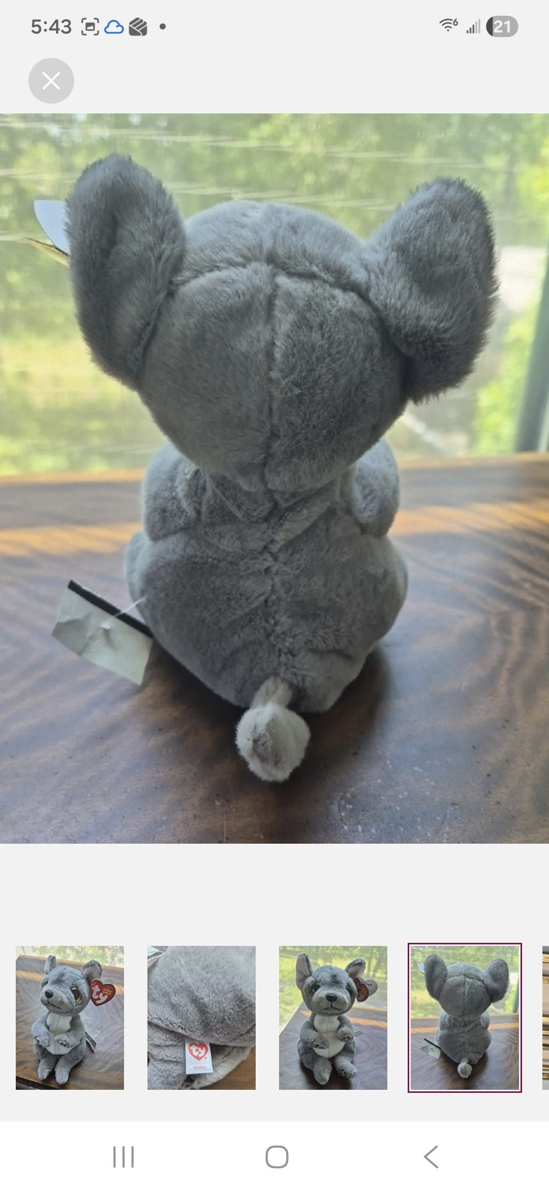 Other TY Beanie Babies Wilfred Baby Puppy Size ONE SIZE - 5 Thumbnail
