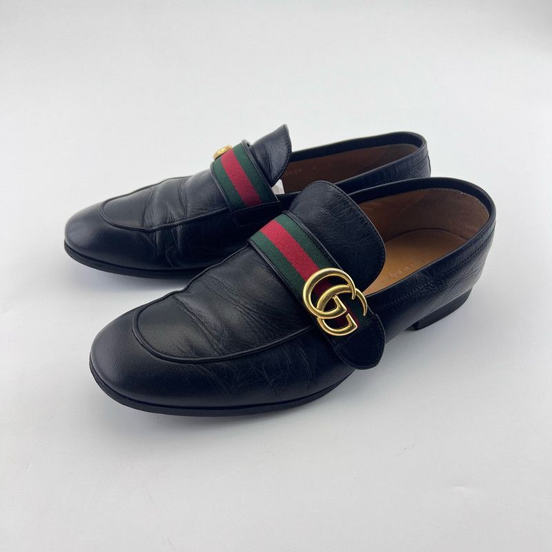 Gucci Gucci Black Casual Slip-On Shoes for Men 0079 Size US 7.5 / EU 40-41 - 1 Thumbnail