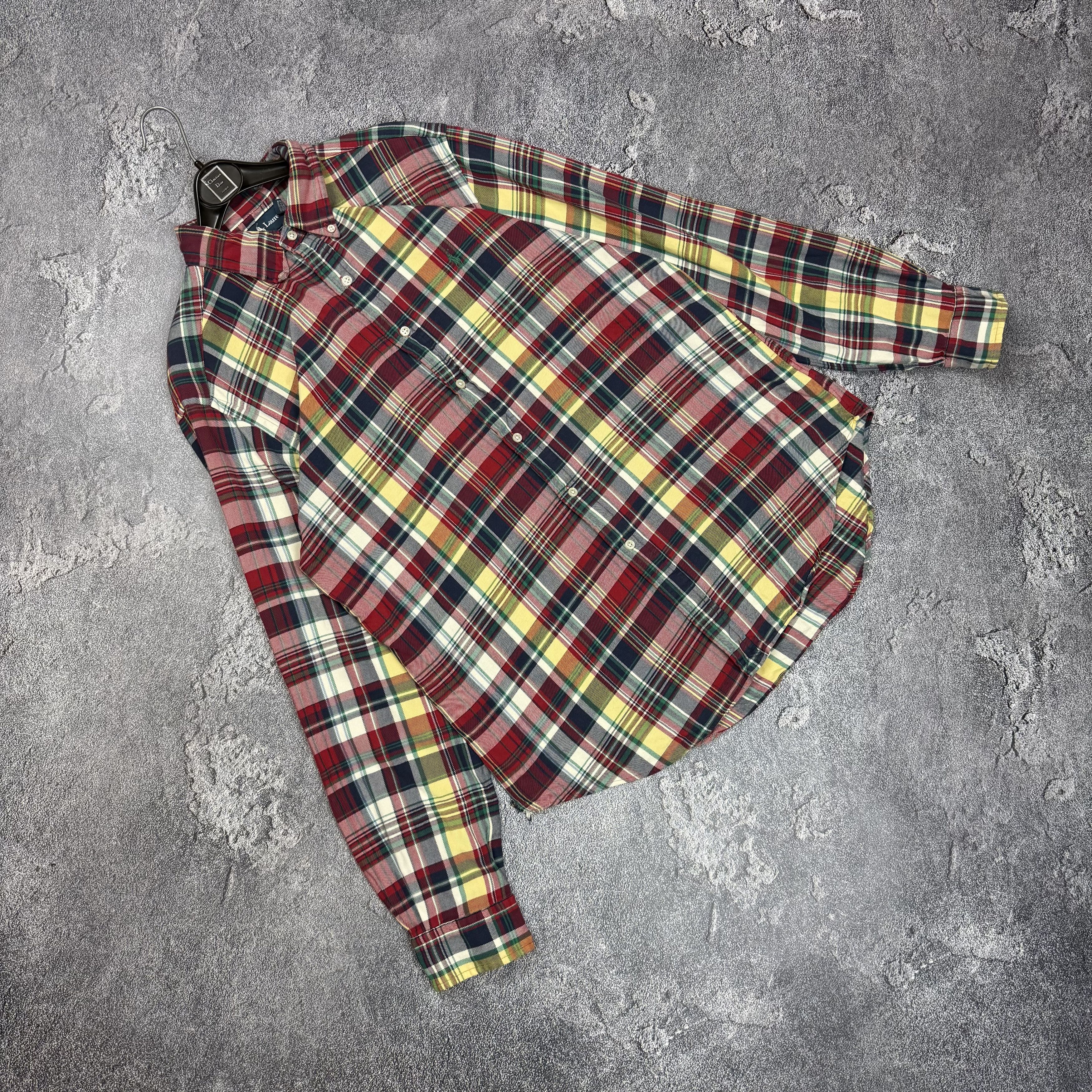 Polo Ralph Lauren Polo Ralph Lauren Plaid Shirt Men Multicolor Large Size US L / EU 52-54 / 3 - 1 Thumbnail