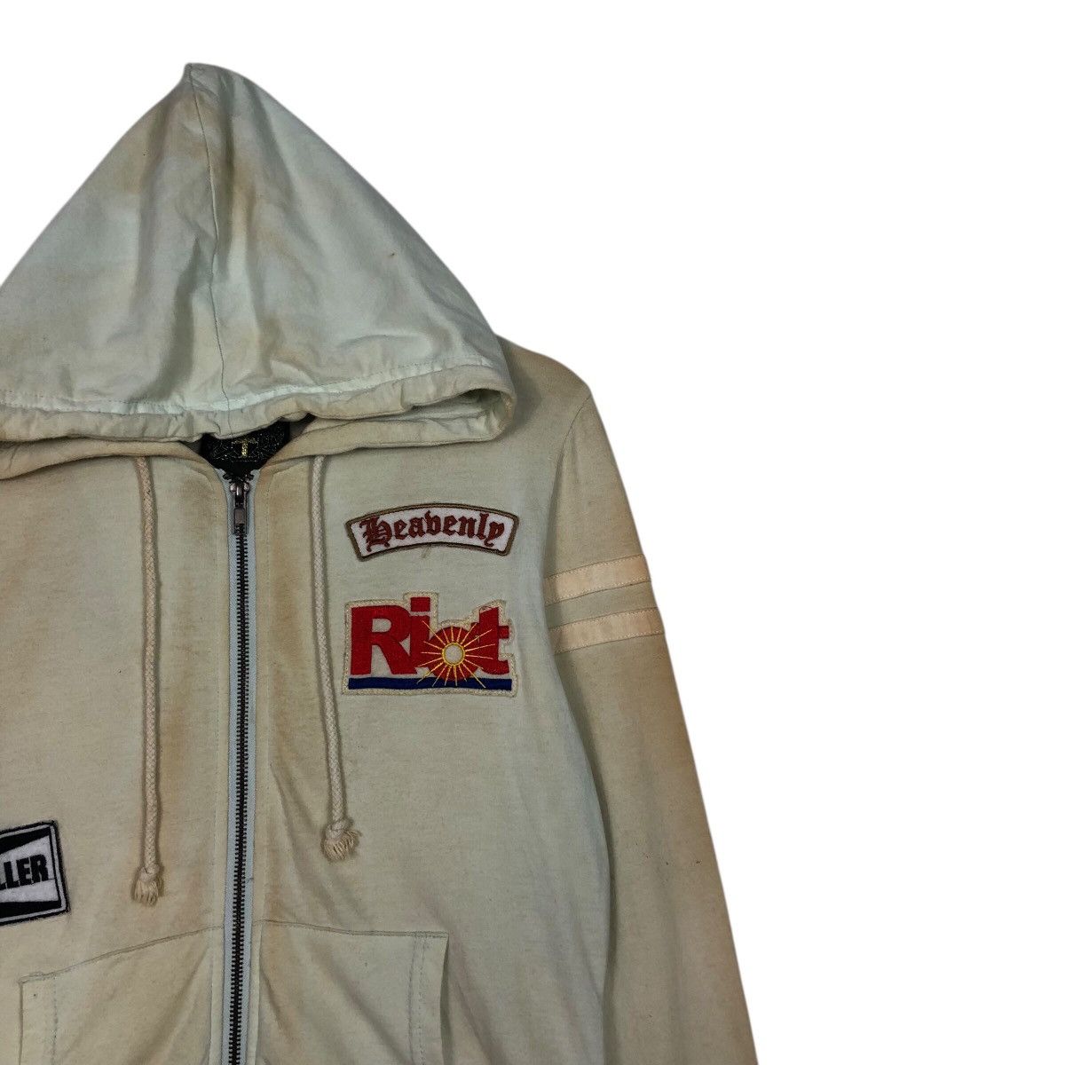 Hysteric Glamour 📌Riot Japan Zipper Hoodie Punk Design Biker Style Size US M / EU 48-50 / 2 - 7 Thumbnail