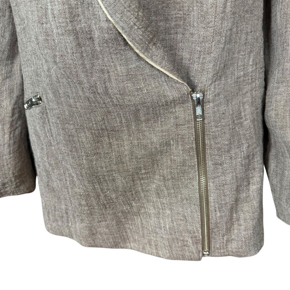 Other Emil Rutenberg Linen Asymmetrical Closure Blazer Size 12 Size XL / US 12-14 / IT 48-50 - 9 Thumbnail