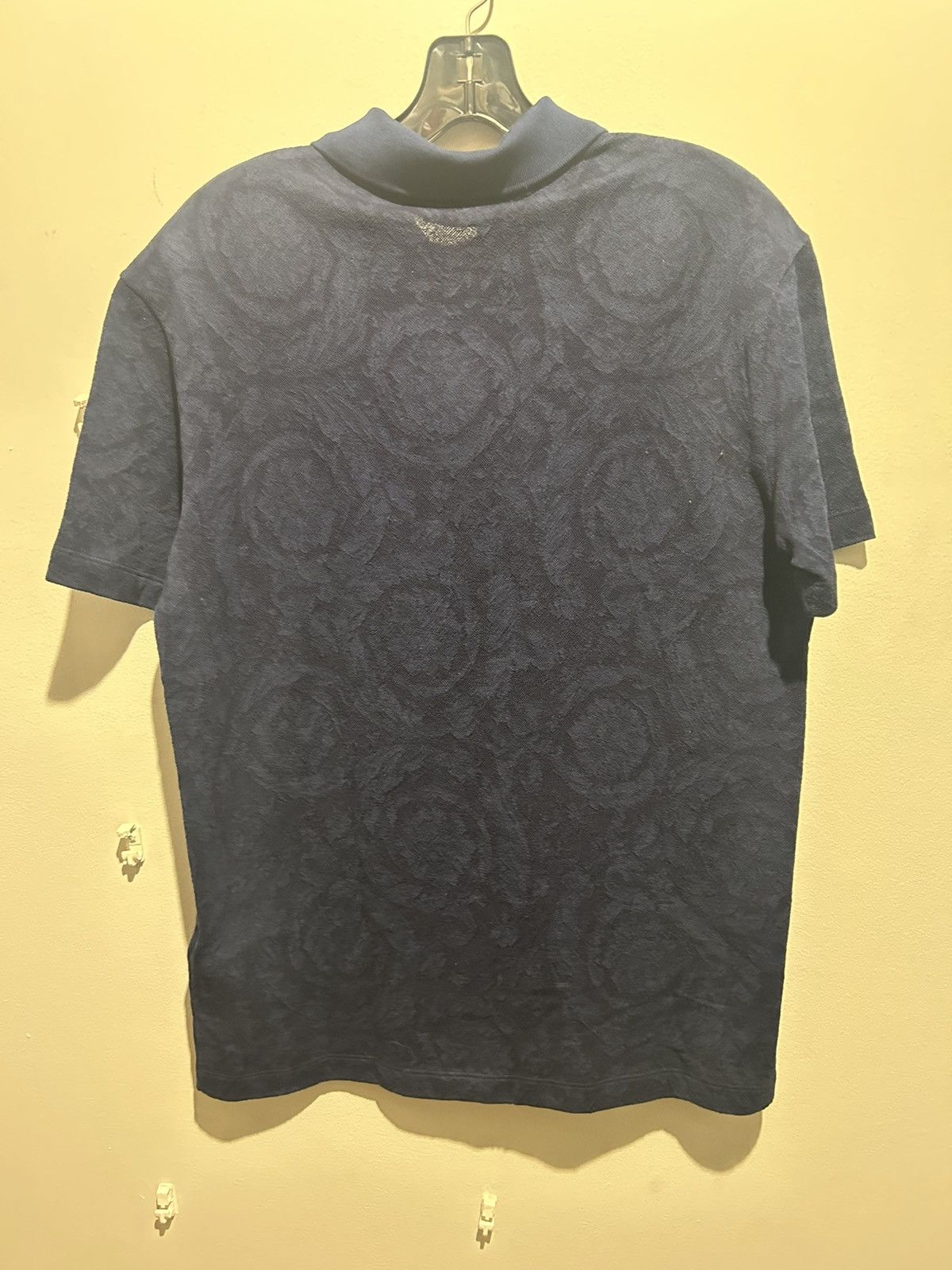 Versace Navy Versace Barocco Polo Size US S / EU 44-46 / 1 - 3 Thumbnail