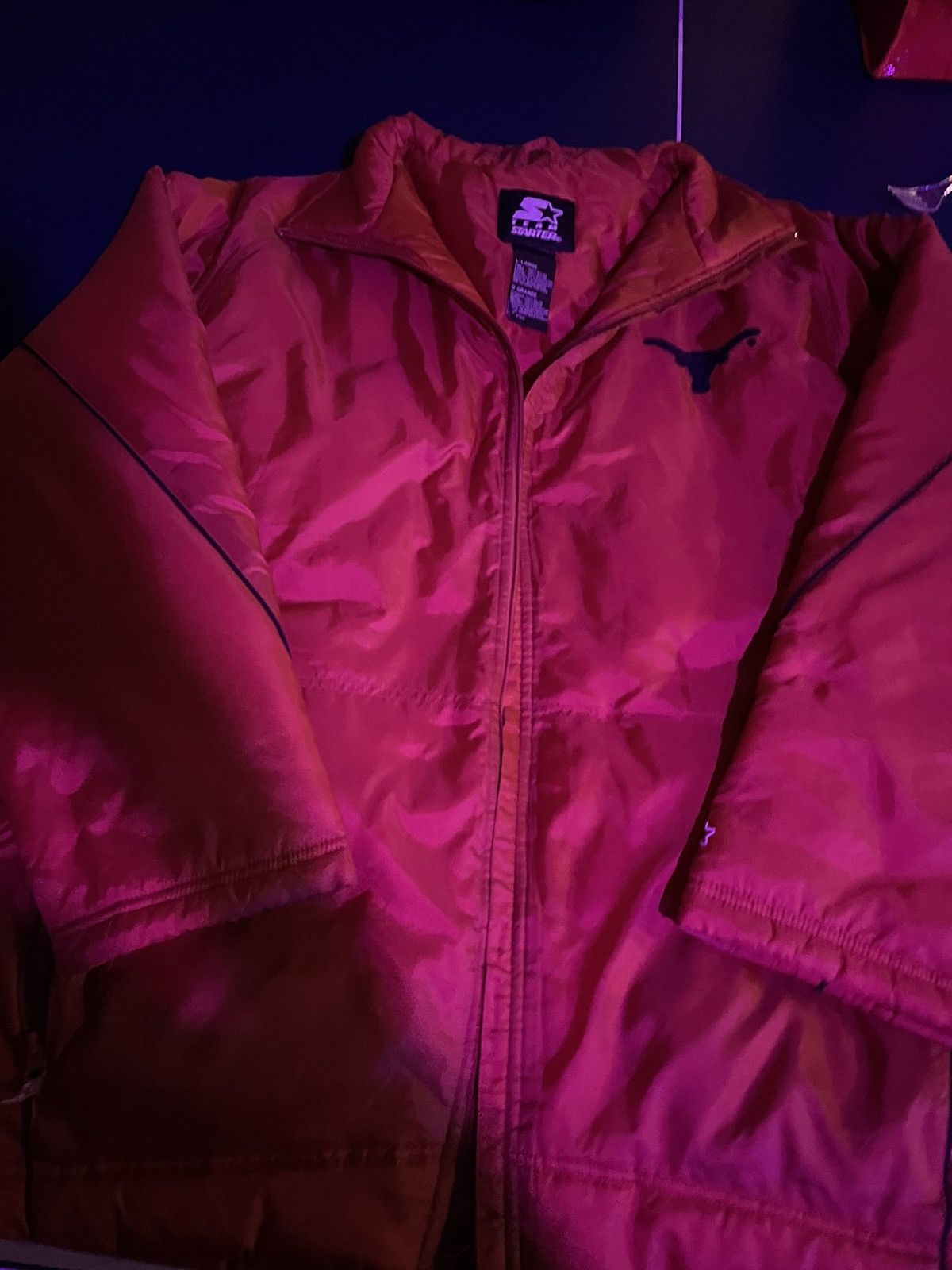 NCAA × Starter × Vintage Vintage starter, burnt orange, Texas jacket Size US L / EU 52-54 / 3 - 1 Thumbnail