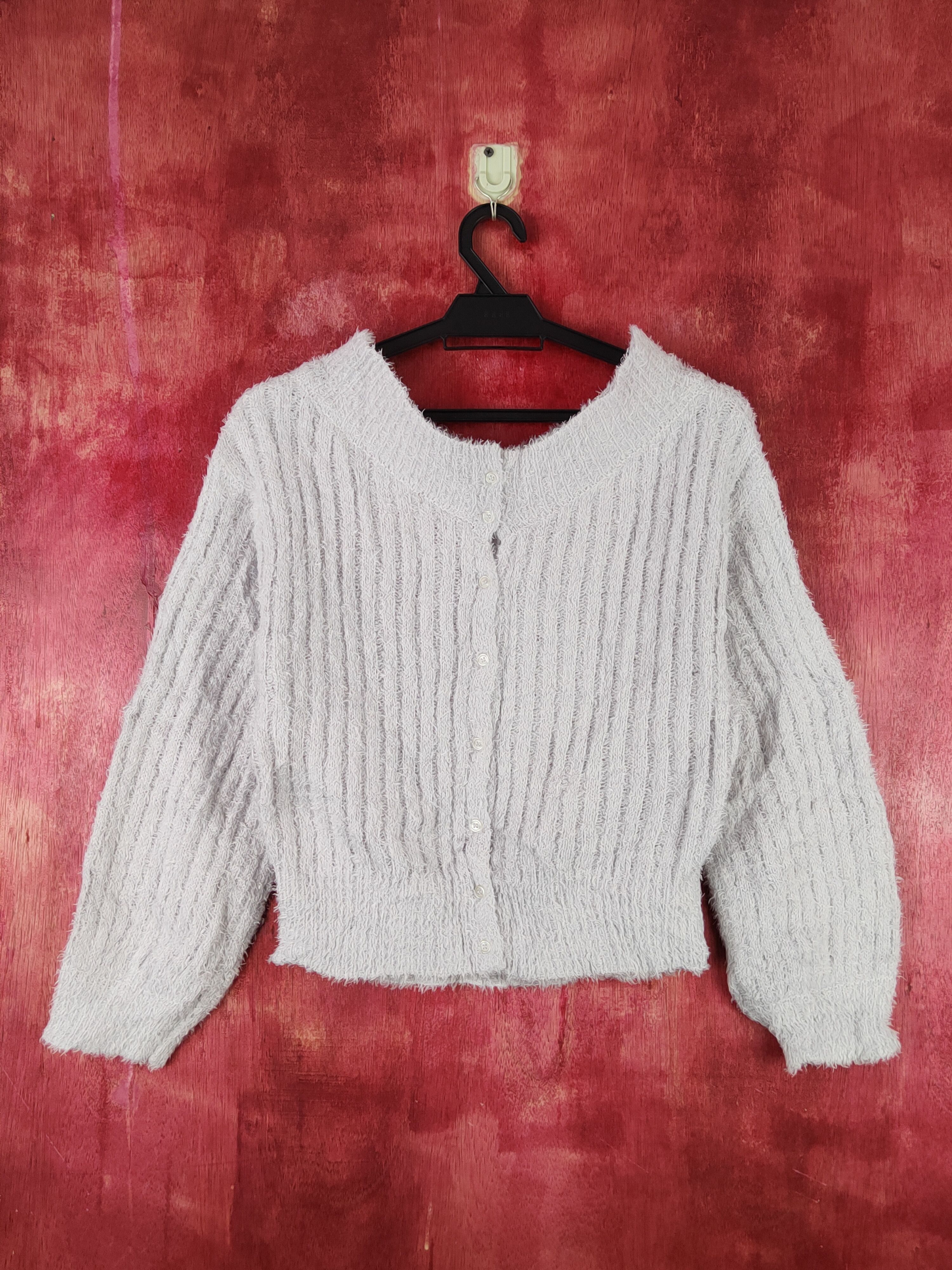 Homespun Knitwear As know as Purple Shag Shaggy Fur Mohair Knitwear #S1901 Size XS / US 0-2 / IT 36-38 - 1 Thumbnail